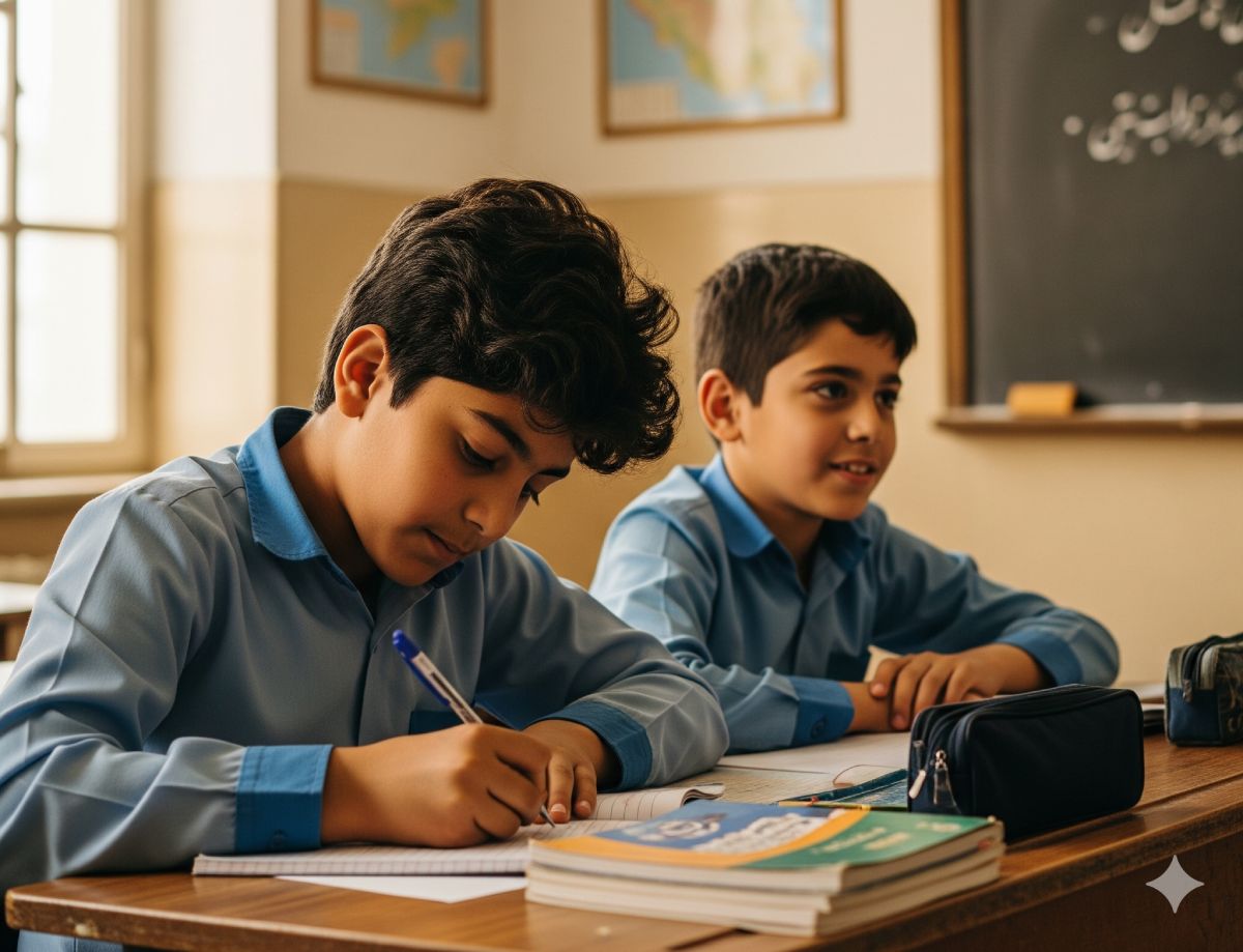 برنامه هفتگی مدرسه متوسطه