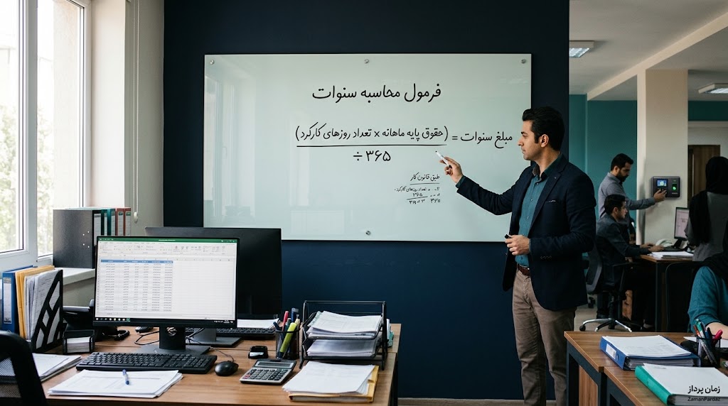 فرمول نحوه محاسبه سنوات