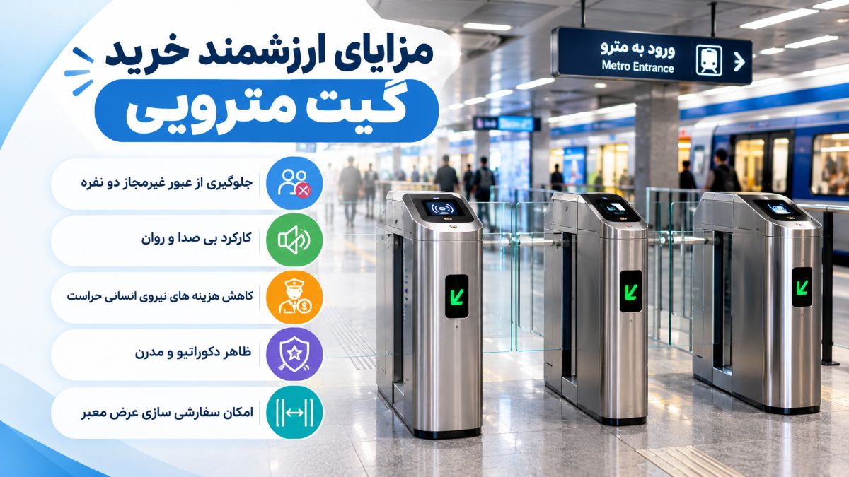 مزایای ارزشمند خرید گیت مترویی
